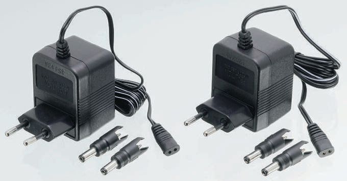Mascot 7W Plug-In AC/DC Adapter 9V ac Output, 800mA Output