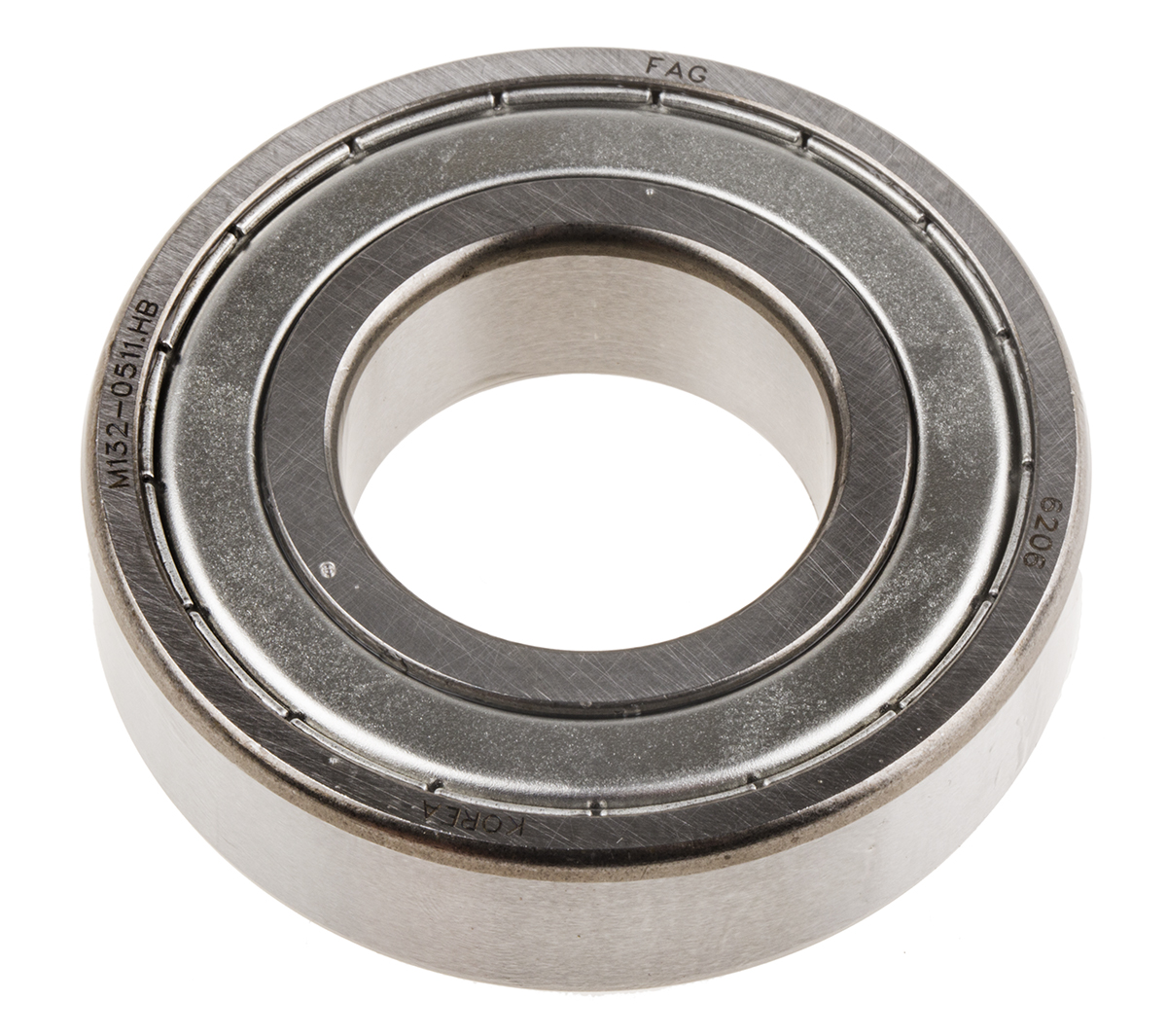 FAG 6206-2Z 1 Row Ball Bearing - 30 mm ID, 62 mm OD