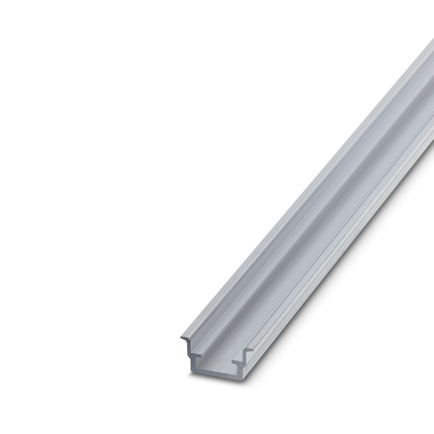 Phoenix Contact Aluminium Unperforated DIN Rail, Top Hat Compatible, 2m x 35mm x 15mm