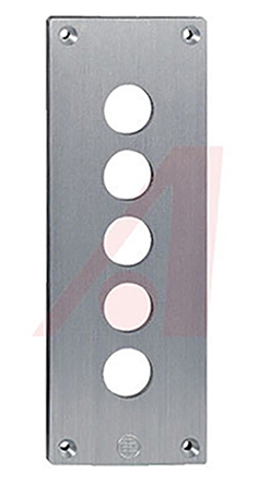 Schneider Electric Aluminium Harmony XAP Control Station Enclosure - 5 Hole 22mm Diameter