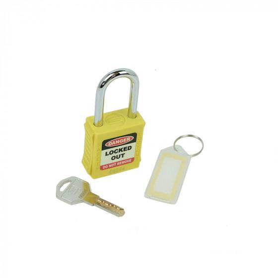 Spectrum Industrial Key Weatherproof Safety Padlock, 6mm Shackle