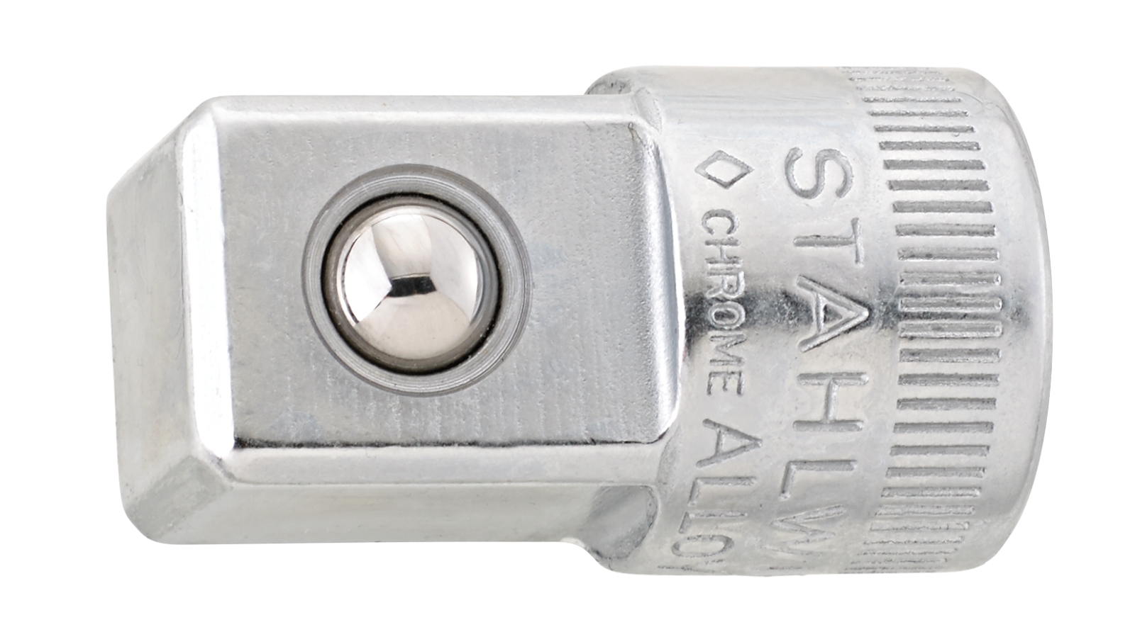 STAHLWILLE 410 1/4 in Square Adaptor, 28 mm Overall