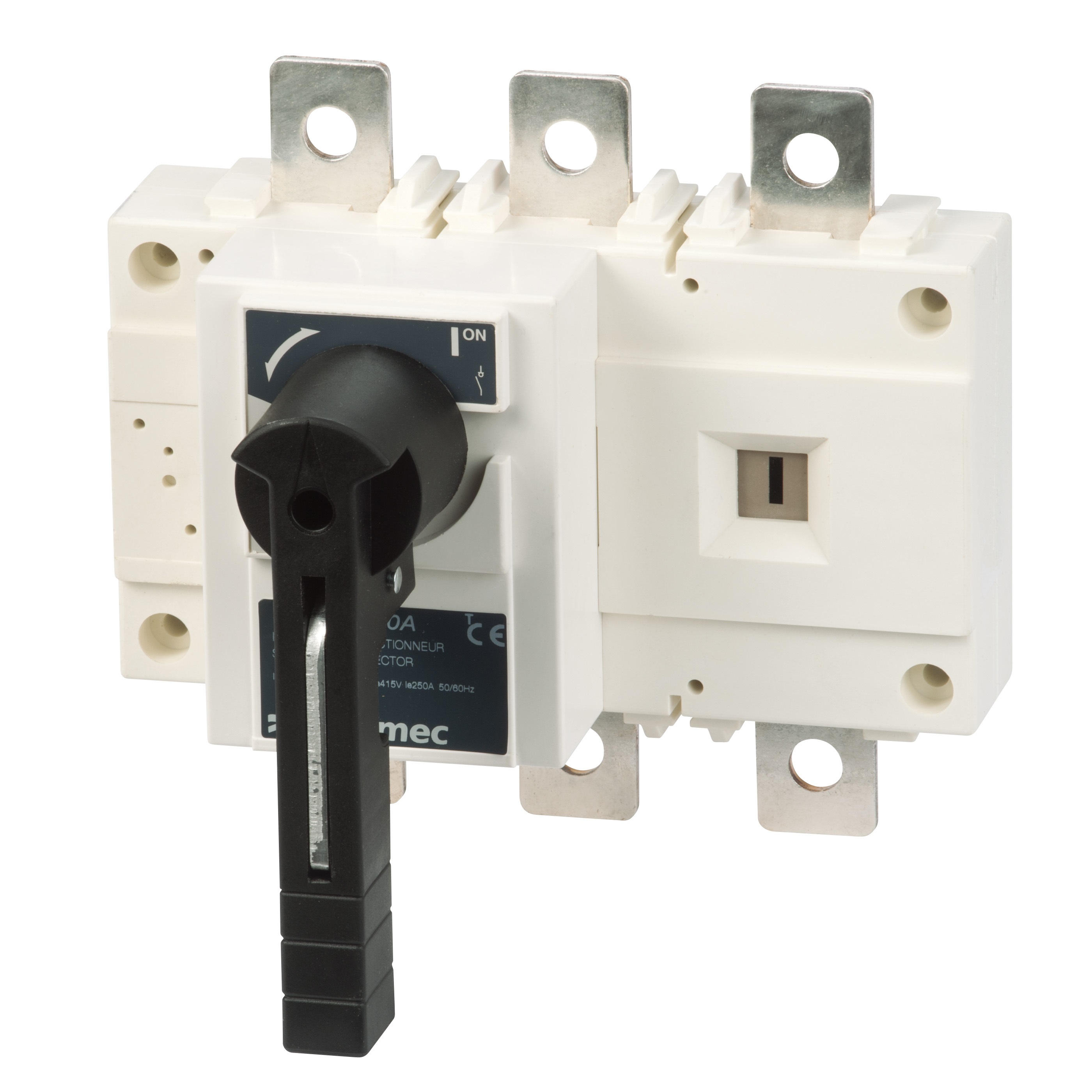 Socomec 3P Pole DIN Rail Switch Disconnector - 400A Maximum Current, 220kW Power Rating