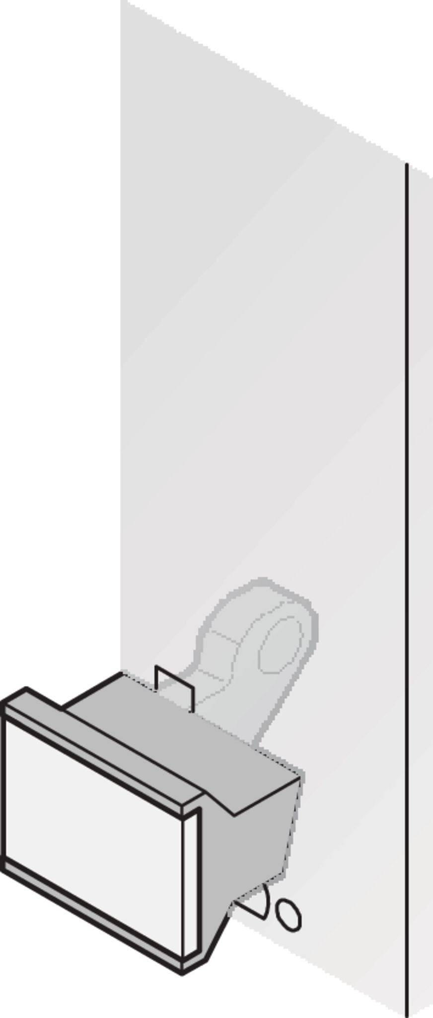 nVent SCHROFF 20817 Series Polycarbonate Handle for Use with Front Panels
