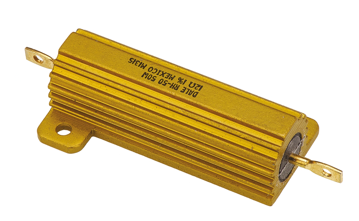 Vishay, 12Ω 50W Wire Wound Chassis Mount Resistor RH05012R00FE02 ±1%