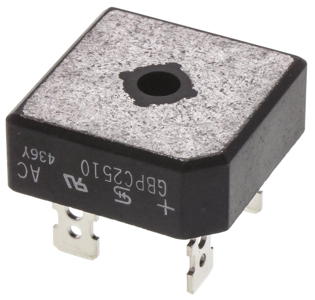 Taiwan Semiconductor Bridge Rectifier, 25A, 1000V, 4-Pin