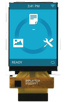 Displaytech DT022BTFT TFT LCD Colour Display, 2.2in QVGA, 240 x 320pixels