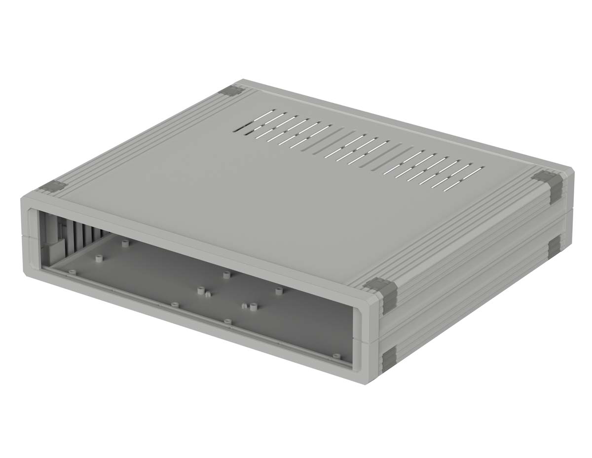 Bopla Ultramas Grey ABS Enclosure, 290.9 x 258.9 x 62.2mm