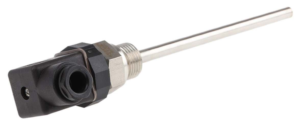 Jumo PT100 RTD Sensor, 8mm Dia, 150mm Long, 2 Wire, G1/2, Class B +270°C Max