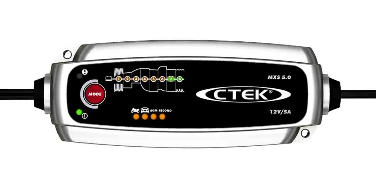 CTEK MXS 5.0 Battery Charger For Lead Acid 12 V 14.4V 5A with UK plug