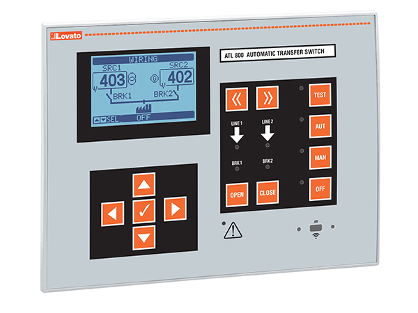 Lovato ATL Series Controller for Use with ATL800, 90 → 264 V ac Supply, Relay Output, 8-Input