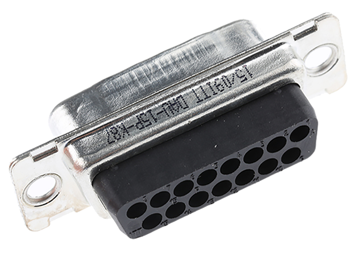 ITT Cannon D*U 15 Way Cable Mount D-sub Connector Plug