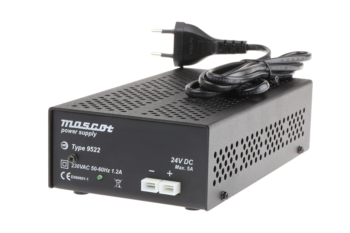 Mascot 135W Power Brick AC/DC Adapter 24V dc Output, 5A Output