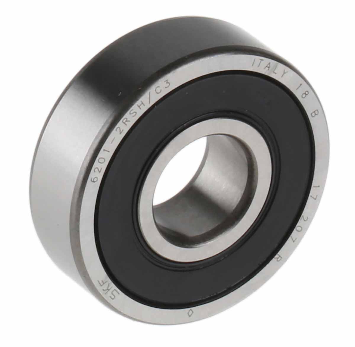 SKF 6201-2RSH/C3 1 Row Ball Bearing - 12 mm ID, 32 mm OD