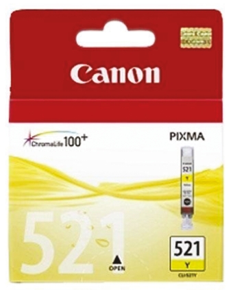 Canon CLI-521Y Yellow Ink Cartridge