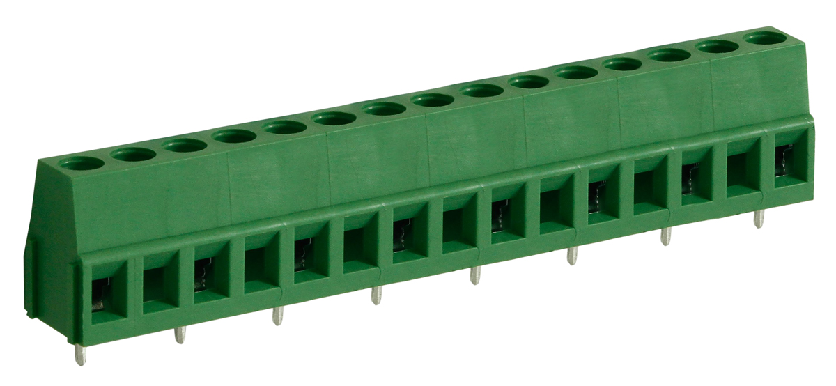 RS PRO PCB Terminal Block, 8-Contact, 10mm Pitch, Through Hole Mount, 1-Row, Screw Termination