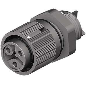 Wieland RST Mini Series Mini Connector, 3-Pole, Female, 1-Way, Panel Mount, 16A, IP66, IP68, IP69