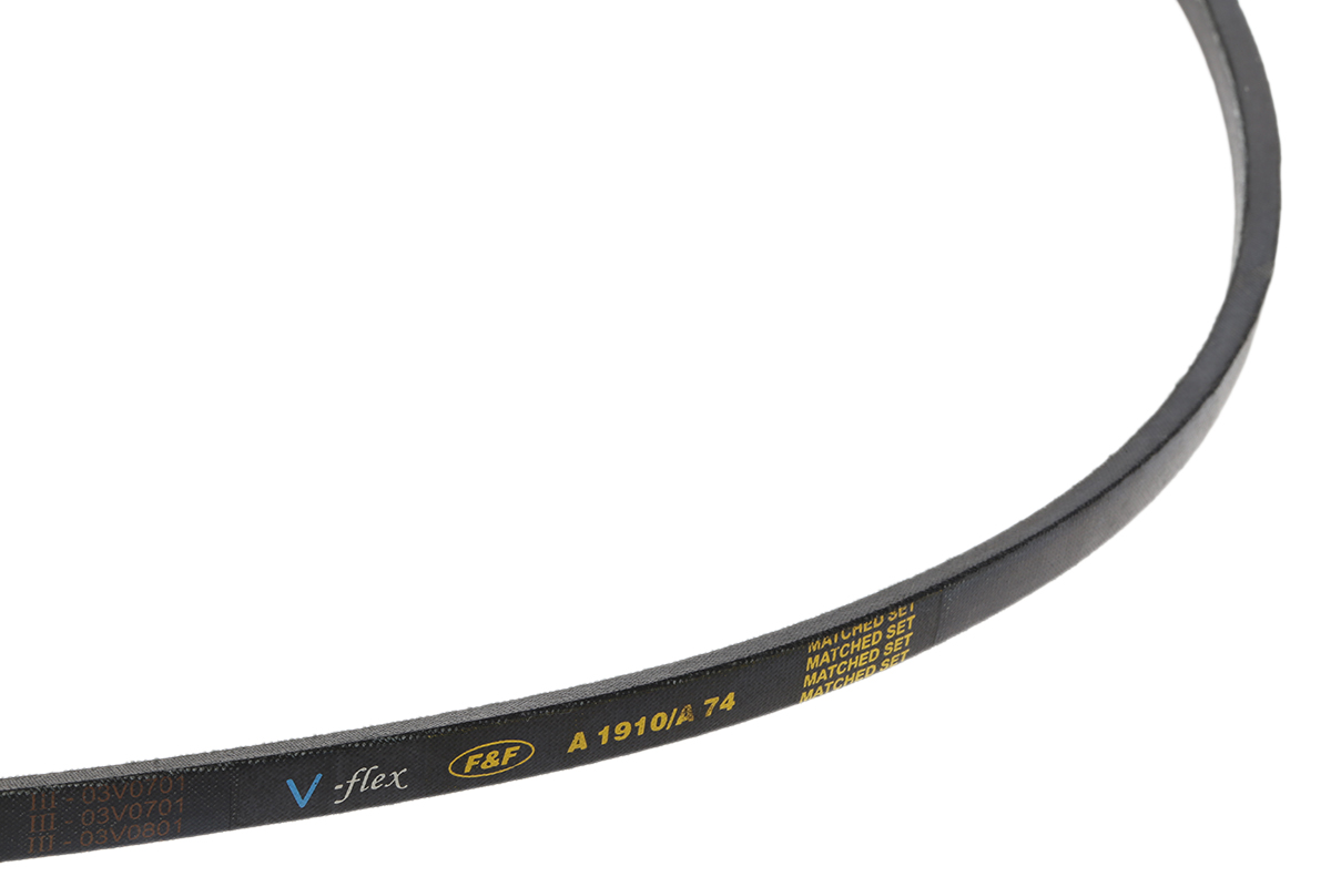 RS PRO Drive Belt, belt section A, 1880mm Length