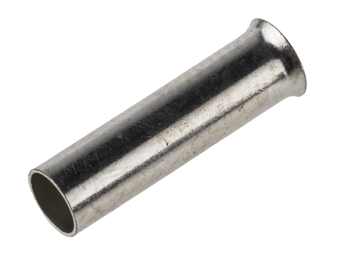 JST, WE Crimp Bootlace Ferrule, 15mm Pin Length, 3.5mm Pin Diameter, 6mm² Wire Size