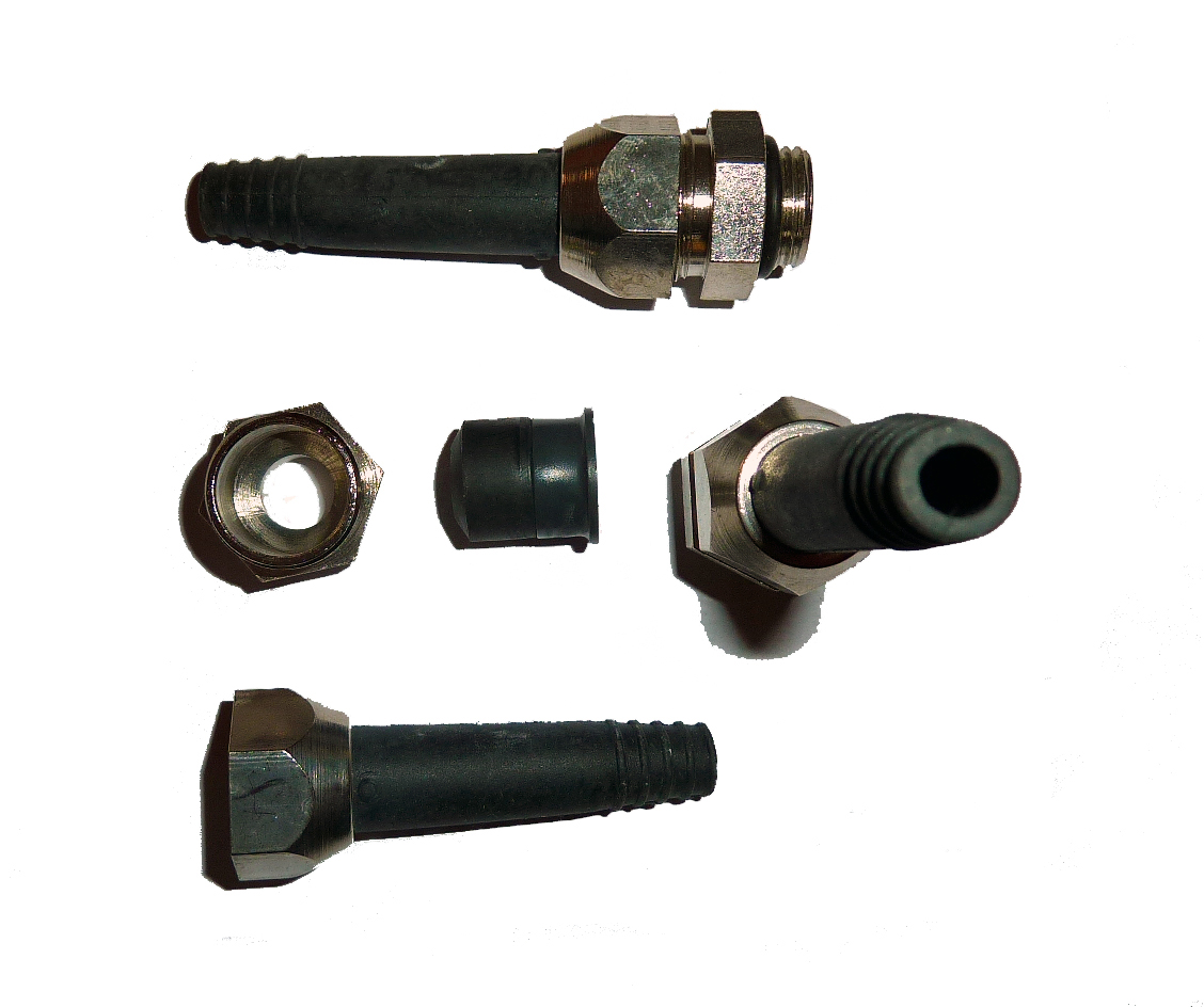SES Sterling A1 Series Metallic Nickel Plated Brass Cable Gland, PG13 Thread, 10.5mm min., 13mm max., IP68