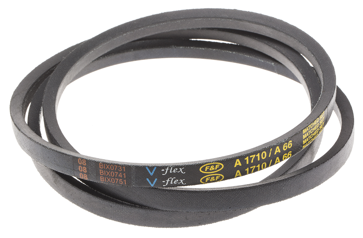 RS PRO Drive Belt, belt section A, 1670mm Length