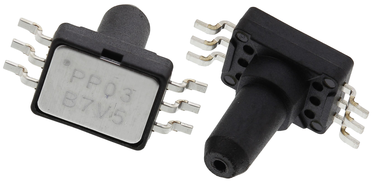 Omron Pressure Sensor, -50kPa Min, 50kPa Max, Amplified Output, Gauge Reading