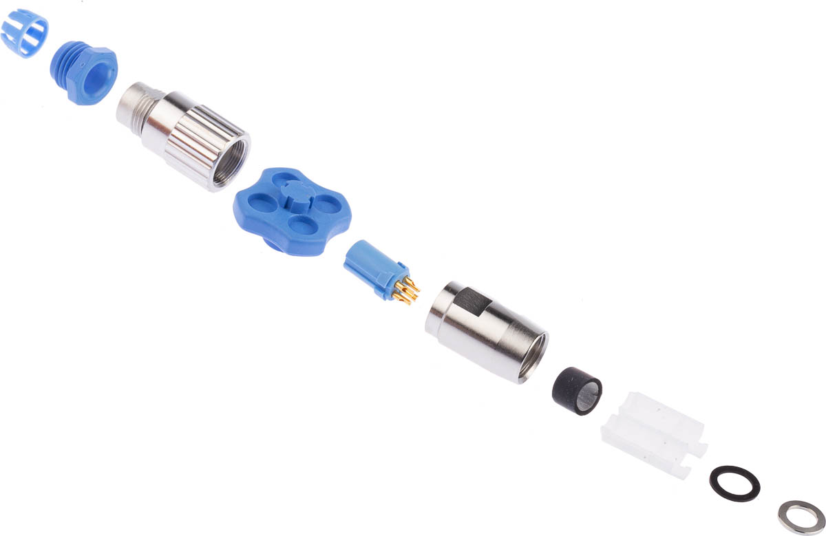 TE Connectivity Circular Connector, 4 Contacts, Cable, Subminiature Connector, Socket, Female, IP65, TRIAD 01 Series
