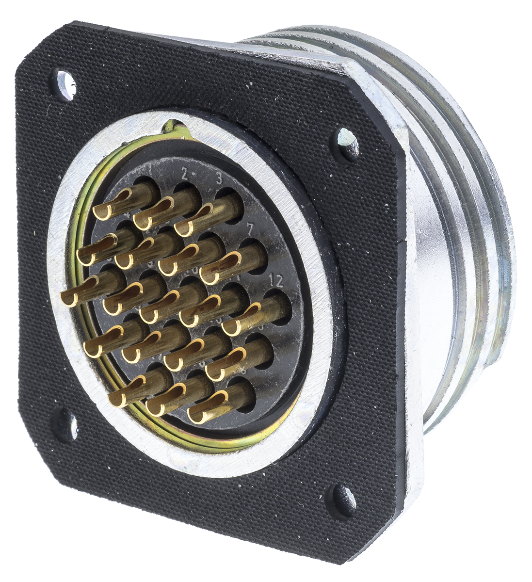 Amphenol Socapex Circular Connector, 19 Contacts, Panel, Standard Connector, Plug, Male, IP67, SL61 Series