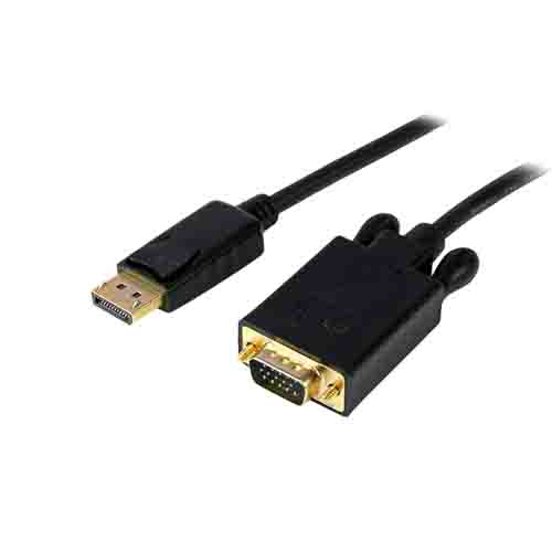 StarTech.com DisplayPort to VGA Adapter, 4.6m Length - 1920 x 1200 Maximum Resolution