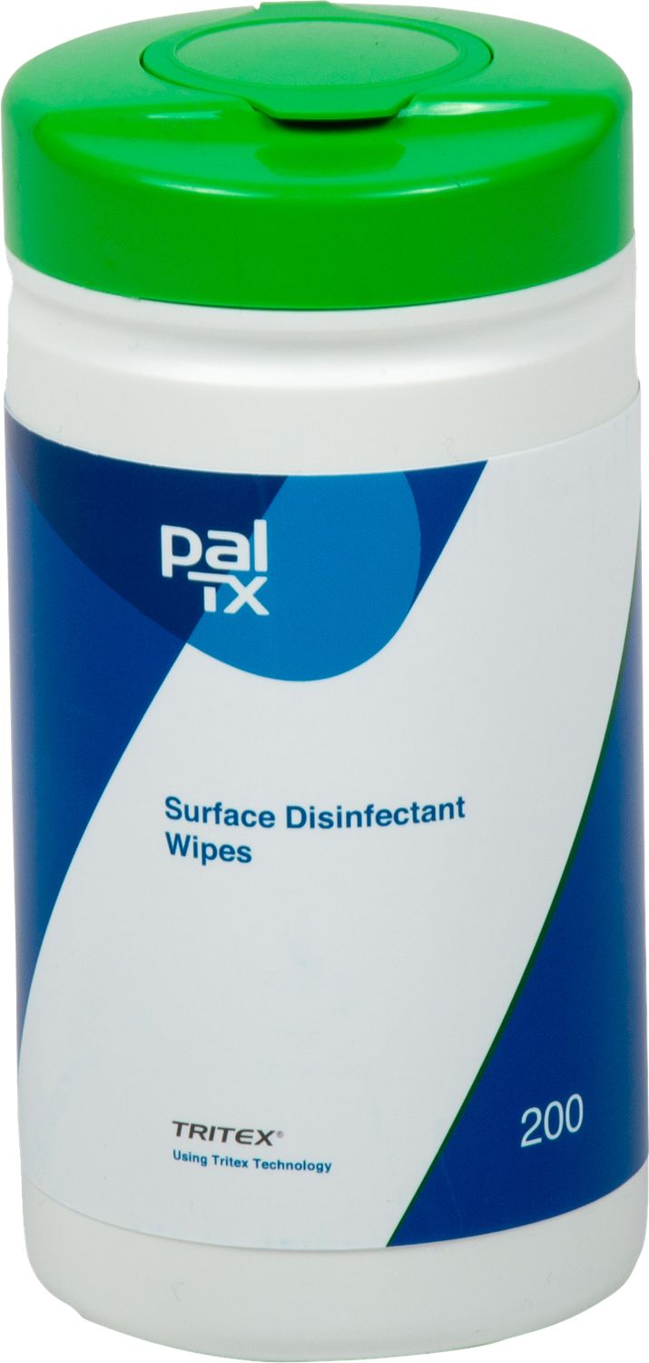 PAL TX Wet Disinfectant Wipes, Canister of 200