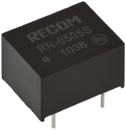 Recom RN DC-DC Converter, 12V dc/ 100mA Output, 21.6 → 26.4 V dc Input, 1.25W, Through Hole, +85°C Max Temp