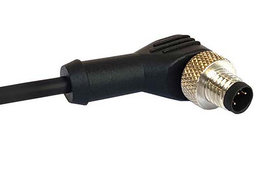 Bulgin Female 12 way M12 to 12 way Free End Sensor Actuator Cable, 1 m