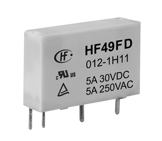 Hongfa Europe GMBH PCB Mount Power Relay, 5V dc Coil, 5A Switching Current, SPST