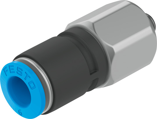 Festo QSR PBT Pneumatic Rotary Union, M5 Male, Push In 6mm
