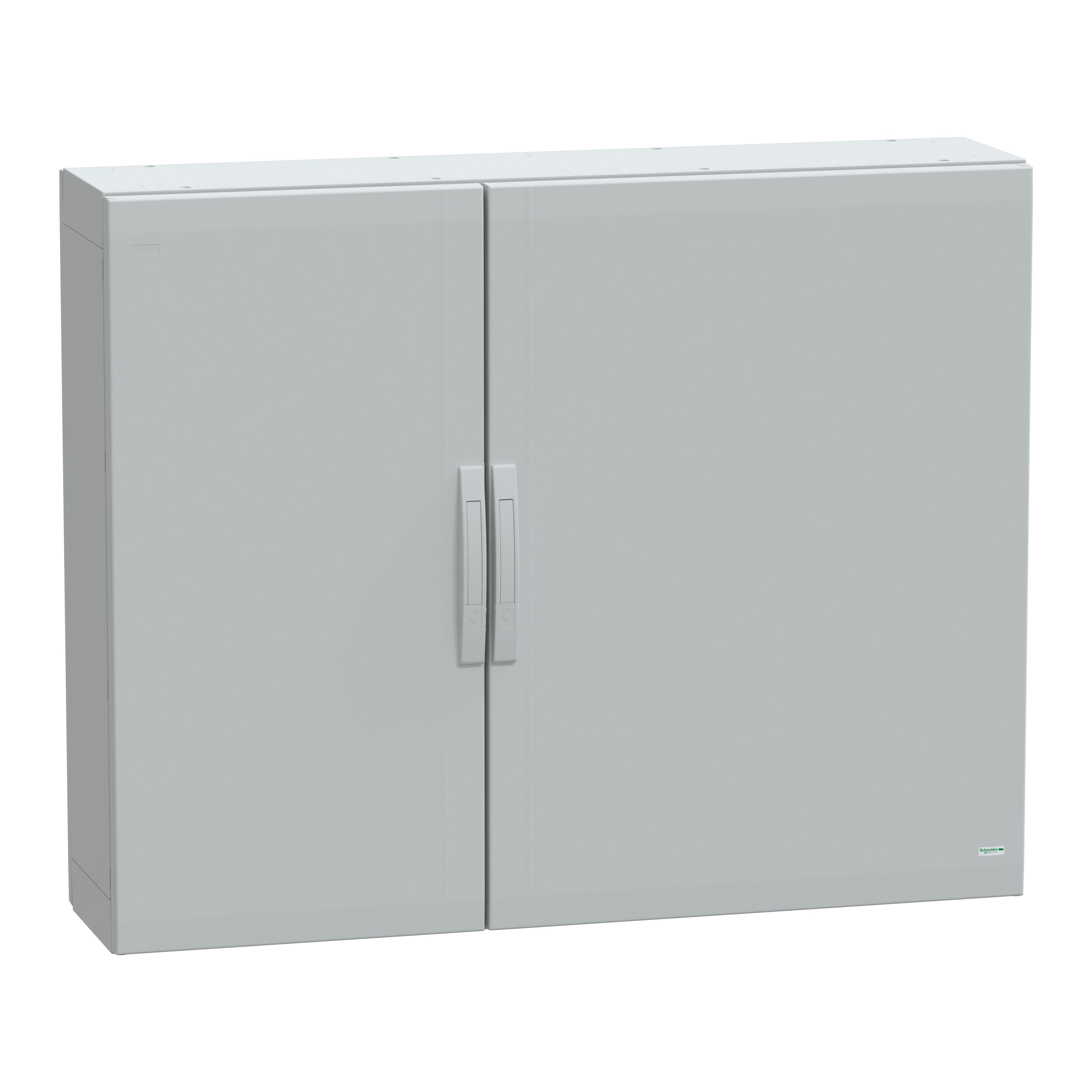 Schneider Electric PanelSeT Series Fibreglass Reinforced Polyester Double-Door-Door Floor Standing Enclosure, Opaque