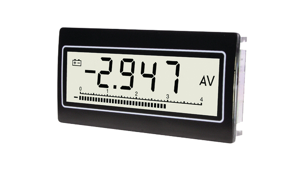 TDE Instruments DPM802 LCD Digital Panel Multi-Function Meter for Current, Voltage, 33mm x 68mm