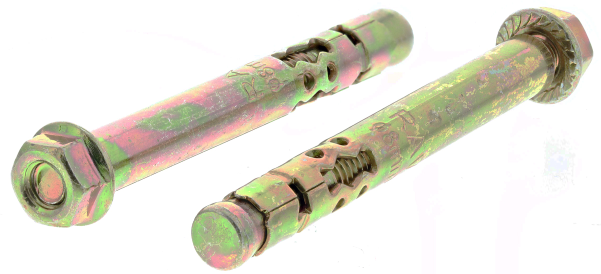 RawlPlug Steel Masonry Anchor M6 x 65mm, 8mm Fixing Hole