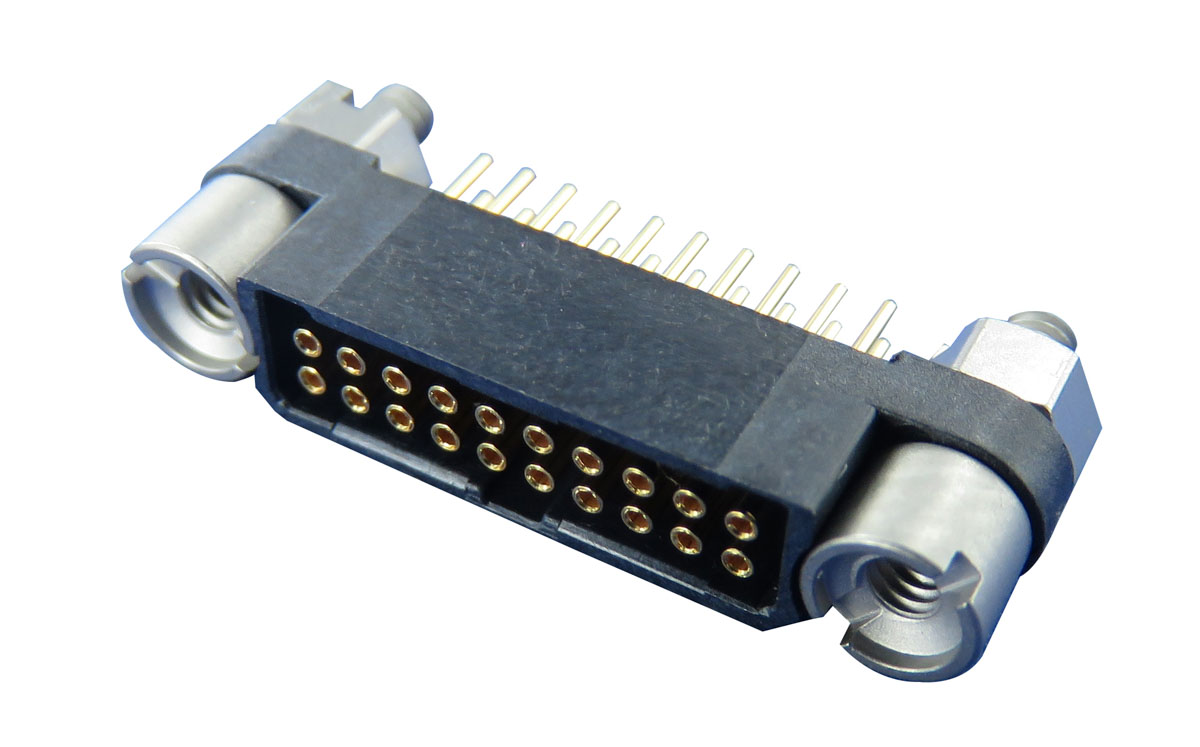 Amphenol Socapex MHDAS Series Straight PCB Mount PCB Socket, 4-Contact, 2-Row, 1.27mm Pitch, Solder Termination