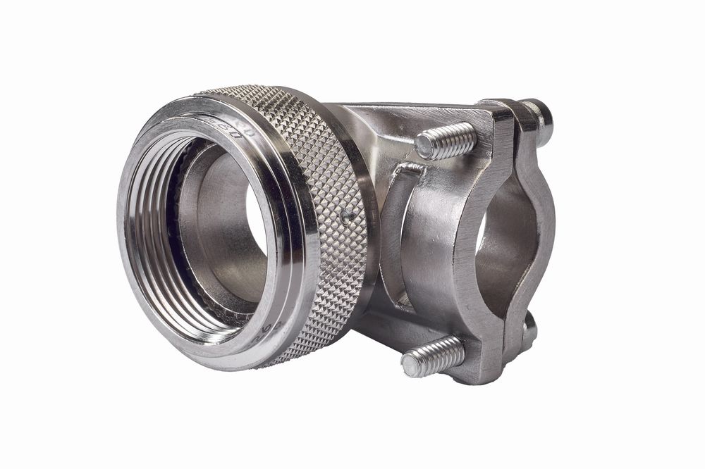 Amphenol Limited Silver Strain Relief Clamp, Shell Size 10 for use with AS50151 Series AS34001 Crimp, MIL-DTL-26482