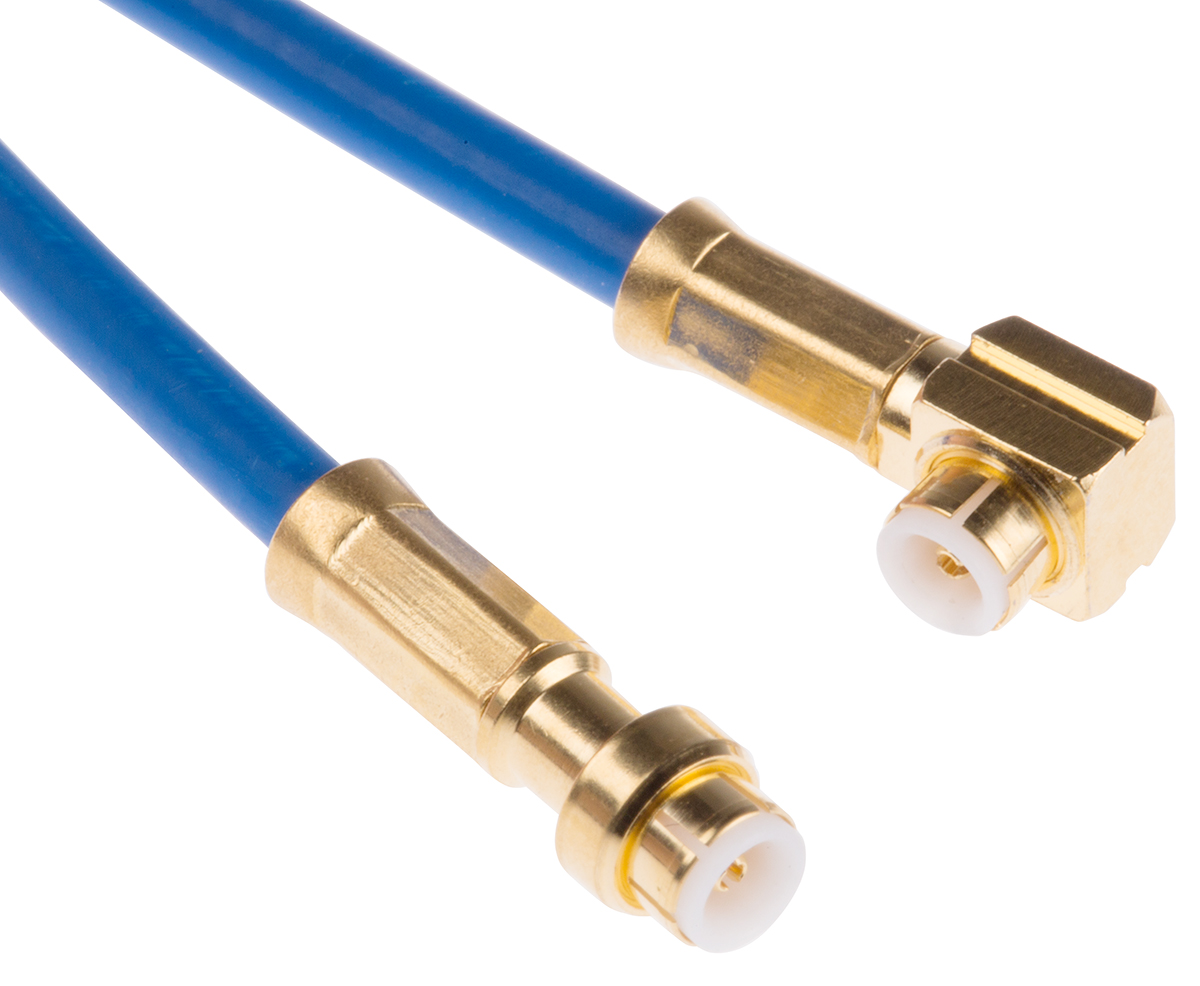 Huber+Suhner 11MMBXEF31616MMBX Series Male MMBX to Male MMBX, 300 mm 50 Ω