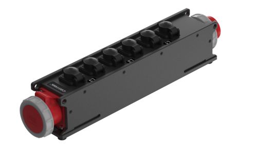 Neutrik 1 Gang Power Distribution Unit, 16A, 400 V ac