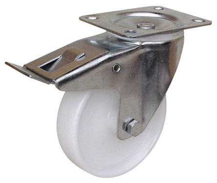 Guitel Hervieu Braked Swivel Castor Wheel, 175kg Capacity, 150mm Wheel