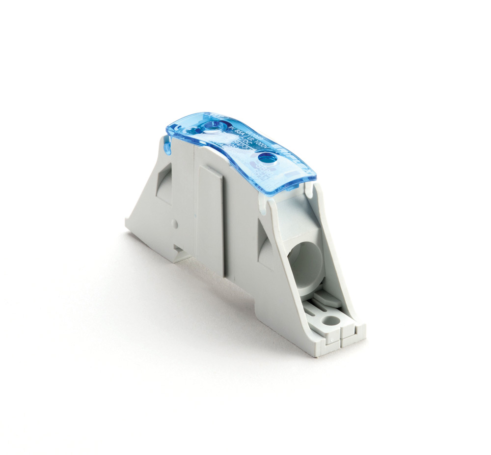 nVent ERIFLEX SB Series Terminal Block, 1-Way, 100A, 10 → 6 AWG Wire, Cage Clamp Termination