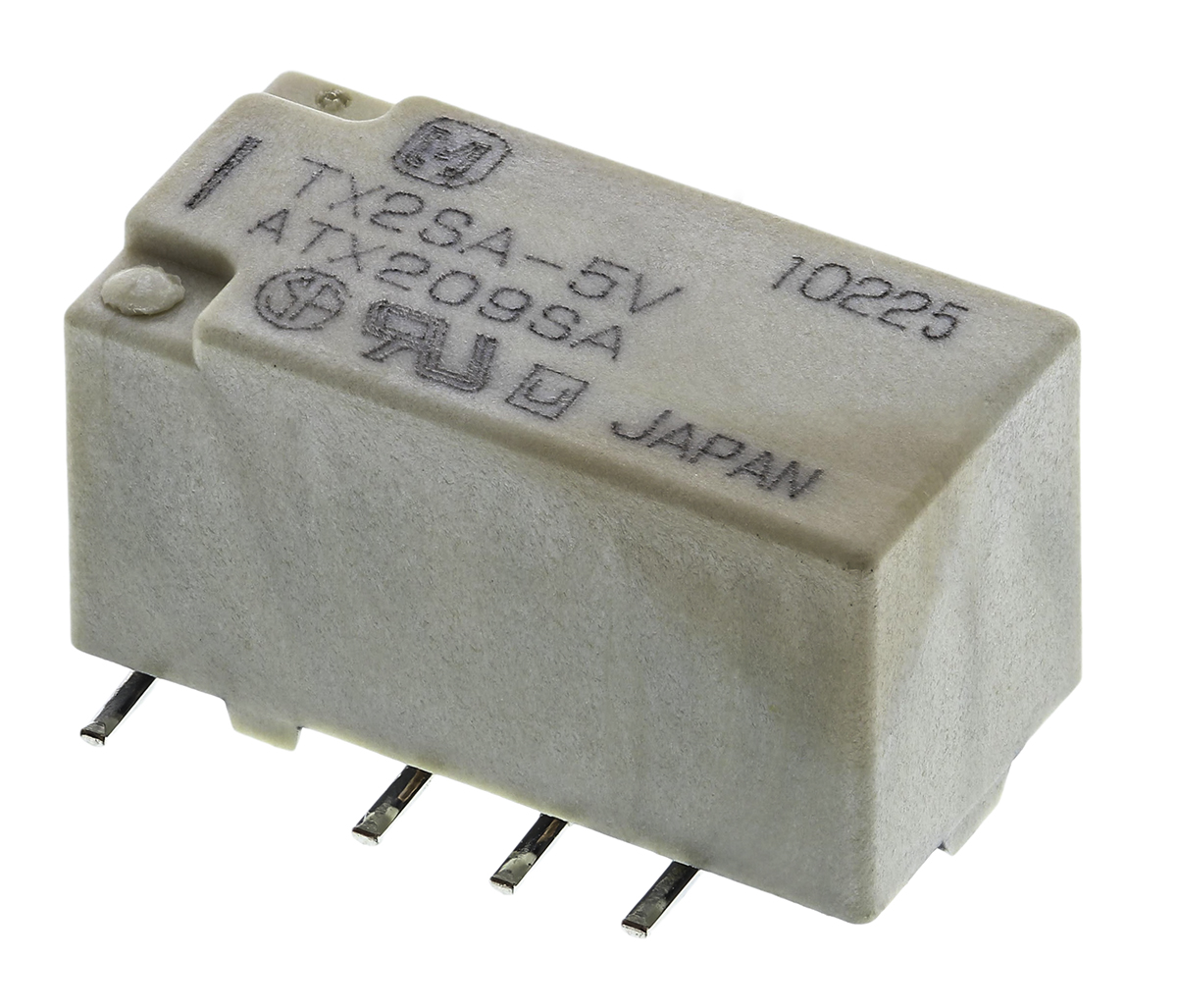 Panasonic Surface Mount Signal Relay, 5V dc Coil, 2A Switching Current, DPDT