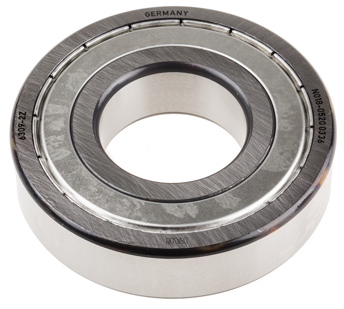 FAG 6309-2Z 1 Row Ball Bearing - 45 mm ID, 100 mm OD