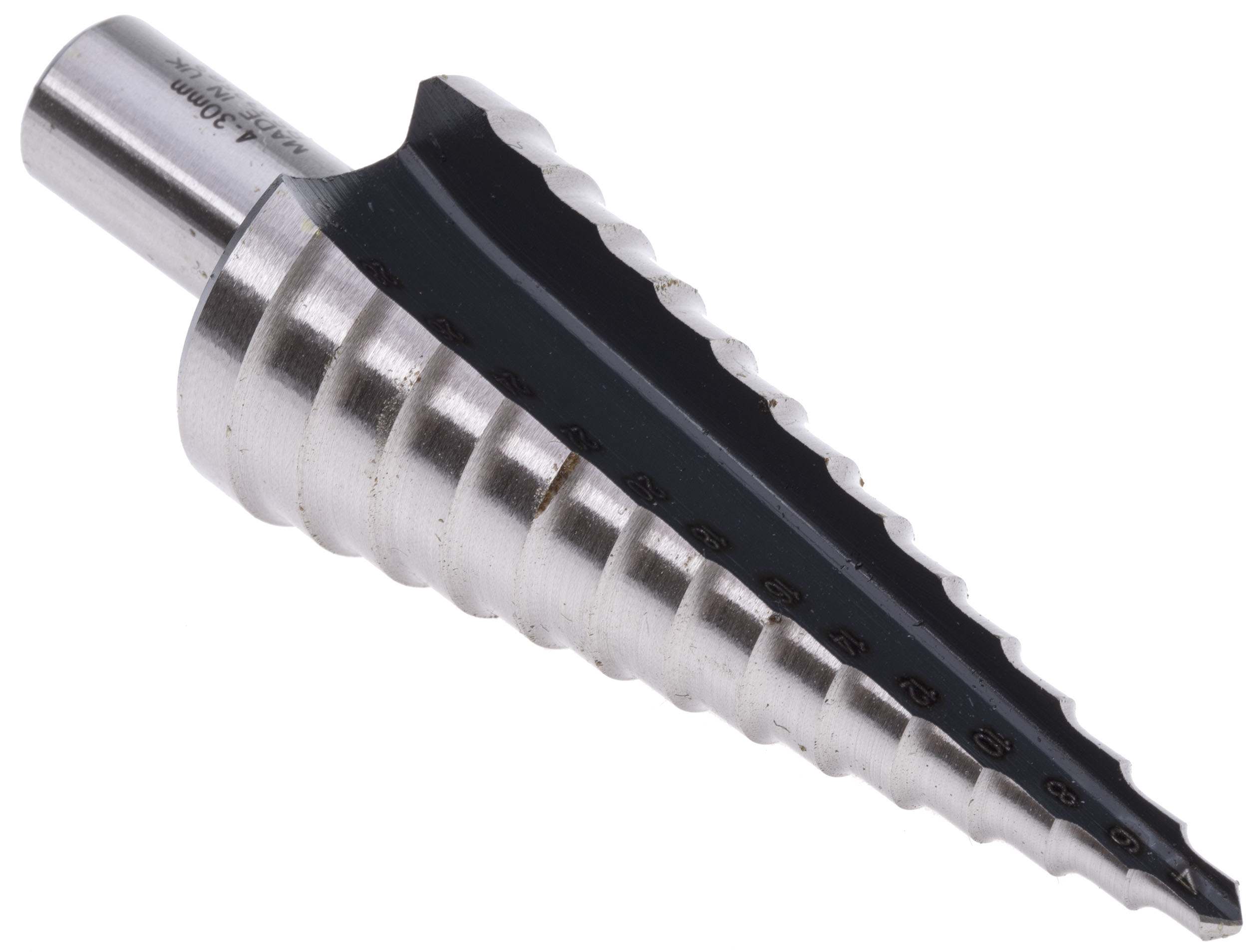 RS PRO HSS Step Drill Bit 4mm x 30mm