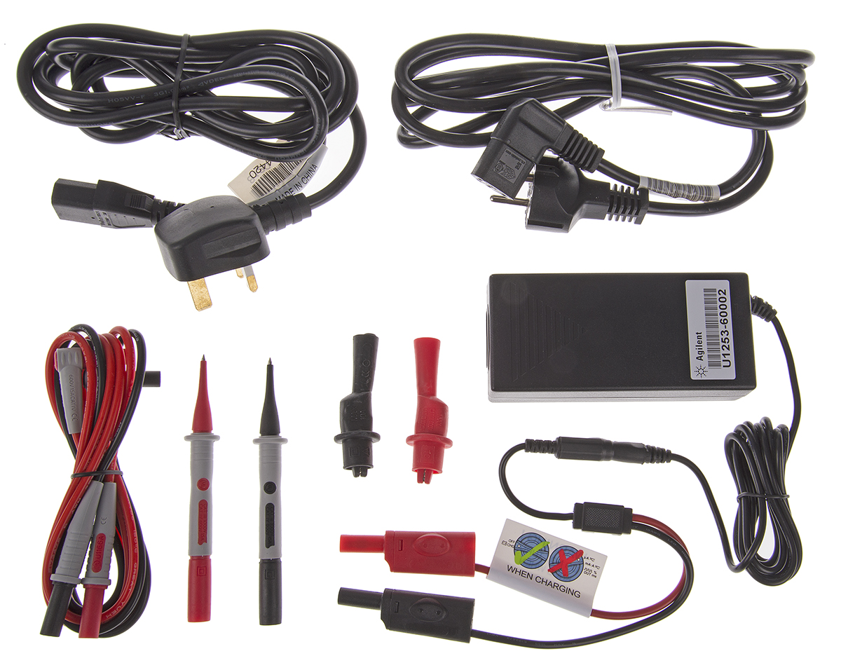 Keysight Technologies U1253B Handheld Digital Multimeter, True RMS, 10A ac Max, 10A dc Max, 1000V ac Max