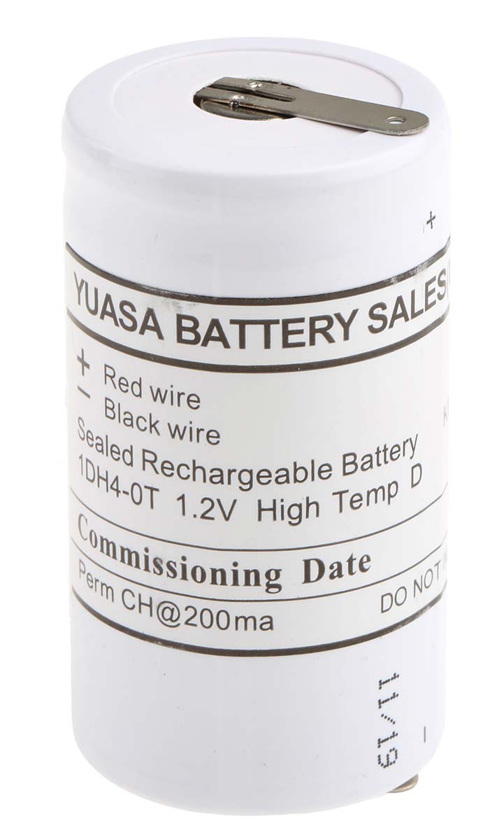 YU-Lite NiCd Yuasa NiCd Rechargeable D Battery, 4Ah
