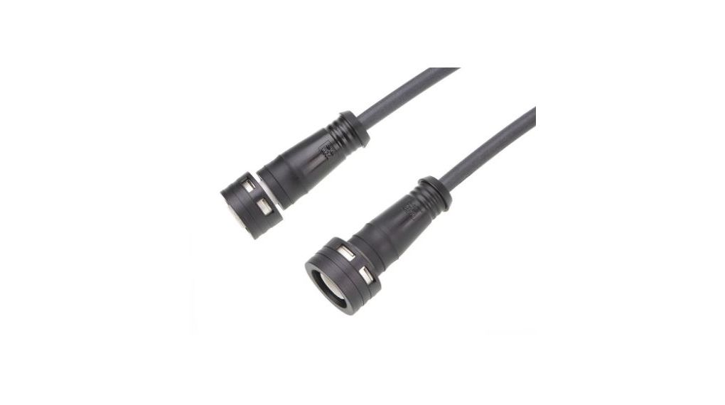 Molex Female Male Cordset, 1 m