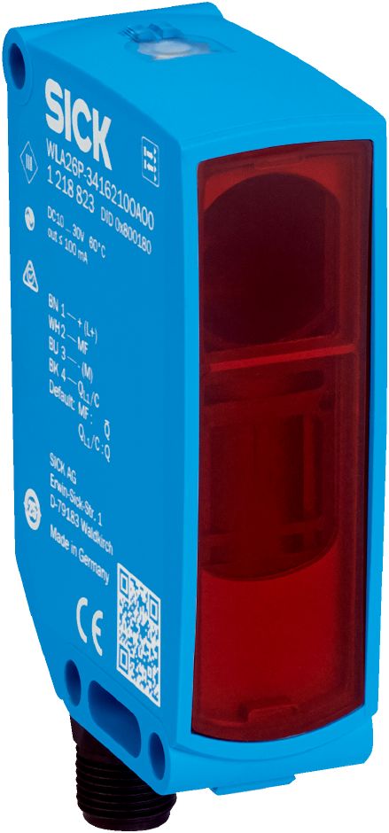 SICK Background Suppression Photoelectric Sensor, Rectangular Sensor, 30 → 2000 mm Detection Range IO-LINK